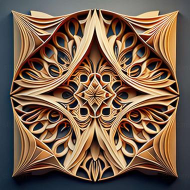 3D model perfect symmetry (STL)